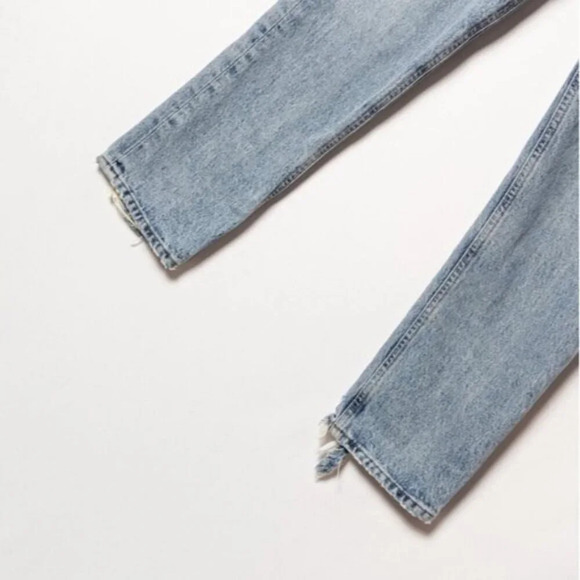 AGOLDE Lana Jeans Emulsion Blue 24 - Picture 8 of 11